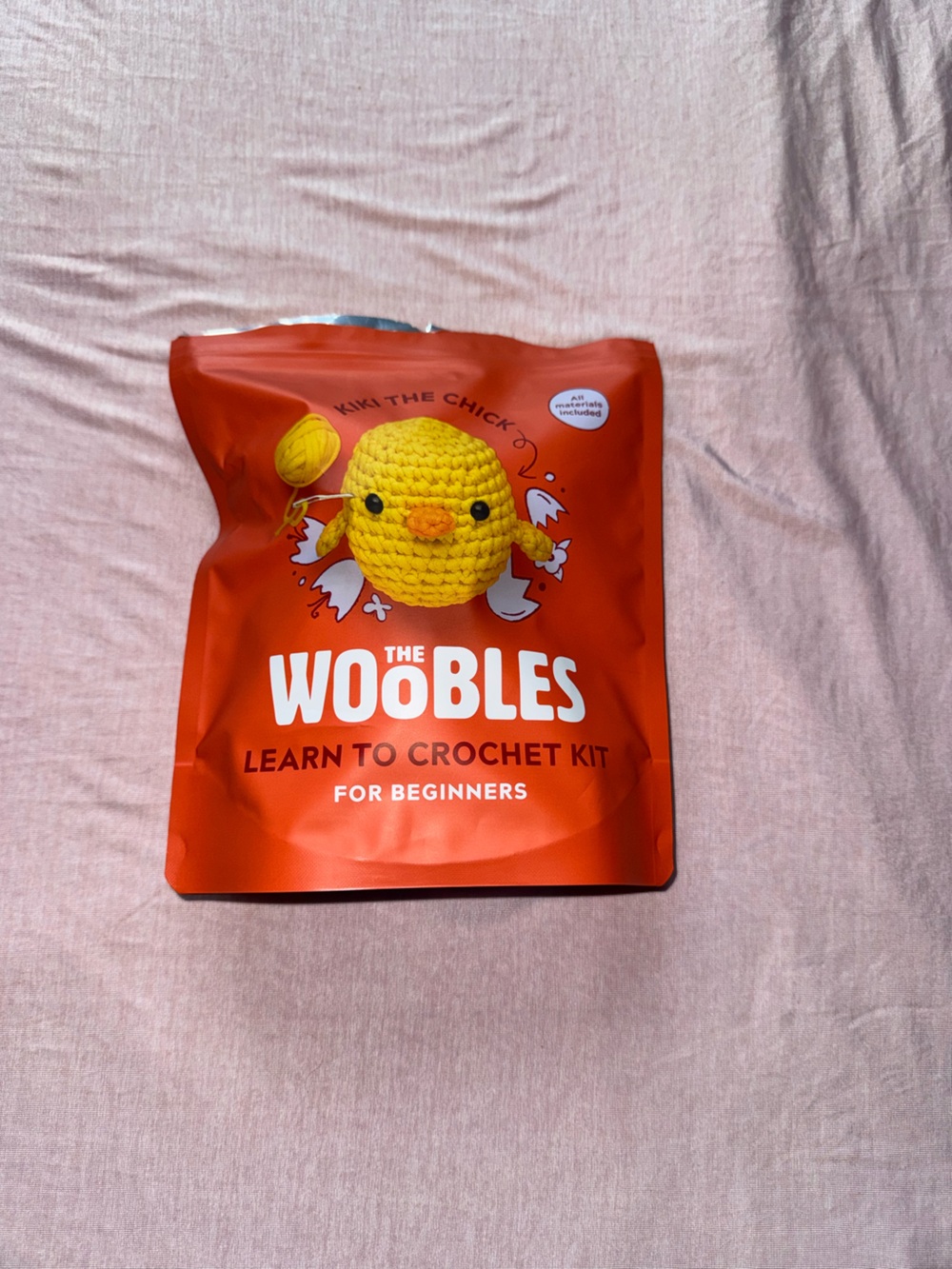 The Woobles - Learn to Crochet Kit - Yellow